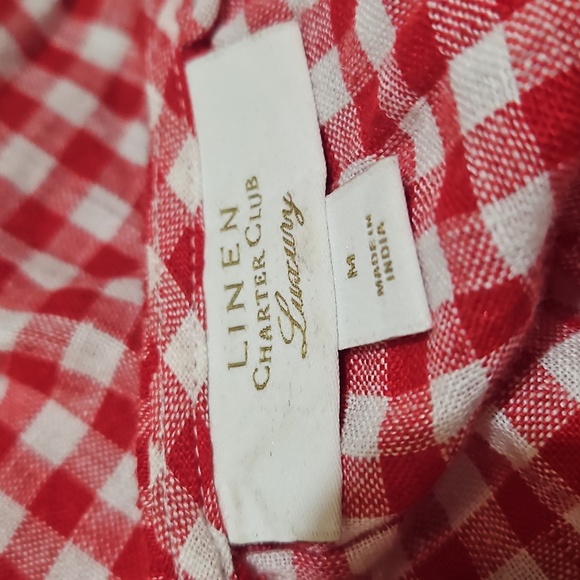 Charter Club Luxury Checkered Top - Picture 6 of 7